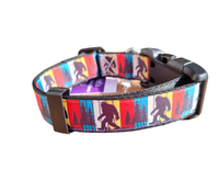 Bigfoot Sasquatch Black Nylon Dog Collar MD, LG, XL, Leash