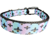 Rainbow Bees Nylon Dog Collar