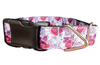 Halloween Skulls N Roses Nylon Dog Collar