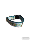 Watercolor Leaves Nylon Dog Collar