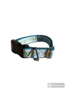 Watercolor Leaves Nylon Dog Collar