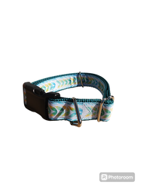 Watercolor Leaves Nylon Dog Collar