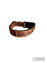 Sunflower Gnomes Nylon Dog Collar
