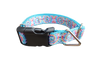 Light Rainbow Tie Dye Nylon Dog Collar