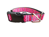 Pink Tribal Nylon Dog Collar