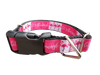 Let's Flamingle Flamingo Nylon Dog Collar