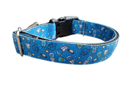 Aliens in Space Nylon Dog Collar