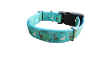 Blue Deer Nylon Dog Collar