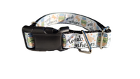 Treat Whore Glitter Nylon Dog Collar