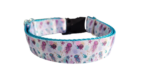 Jellyfish Nylon Dog Collar