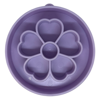 Flower eBowl Deep Slow Feeder Dog Bowl for Enrichment | USA Made