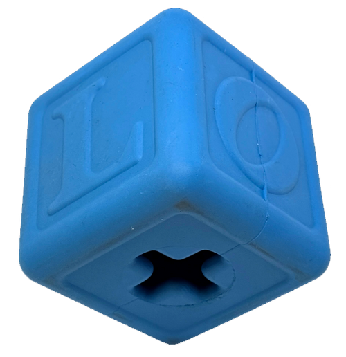 Love Cube eDispenser - Durable Rubber Chew Toy & Treat Dispenser | USA Made