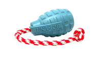 USA-K9 Grenade Shaped Rubber Dog Toy - Chew, Treat Dispenser & Tug Toy | USA