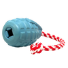USA-K9 Grenade Shaped Rubber Dog Toy - Chew, Treat Dispenser & Tug Toy | USA
