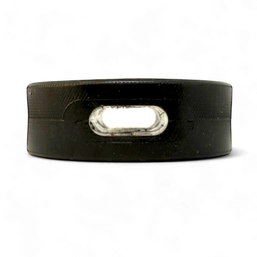 Hockey Puck Bully Stick Holder - Durable Rubber Treat Holder & Chew Toy USA