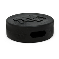Hockey Puck Bully Stick Holder - Durable Rubber Treat Holder & Chew Toy USA