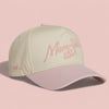 the "Mom-Ville" Script Hats Light Pink -LAST CALL