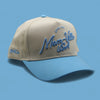 The "Mom-Ville" Script Hat Light Blue - LAST CALL