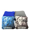 Detroit Football Team All Weather Slick and Stick CORNHOLE Bags