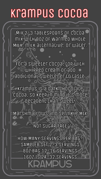 **DAIRY/SUGAR FREE** Krampus Cocoa