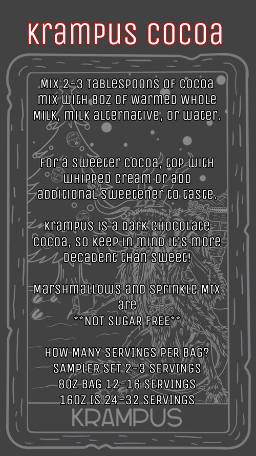 **DAIRY/SUGAR FREE** Krampus Cocoa
