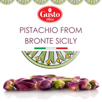 Gusto Etna Certified Sicilian Pistachios from Bronte – Raw, Shelled, Unsalted – 2.2 lb