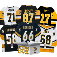 Autographed/Signed Pittsburgh Hockey Jersey Mystery Box with PSA JSA or Beckett COA