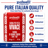 Polselli, Vivace Tipo 00 Pizza Flour, 11lb (5 kg)