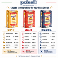 Polselli, Vivace Tipo 00 Pizza Flour, 11lb (5 kg)