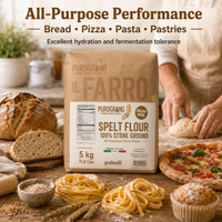 Polselli PuroGrano Spelt (Farro) Flour – 5kg (11 lb)