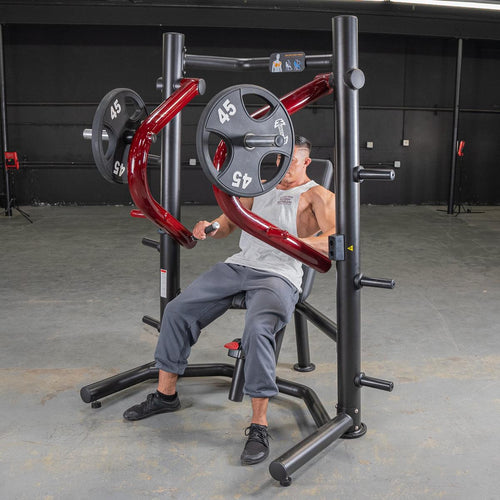 Power Leverage V2 Decline Chest Press - Muscle D Fitness