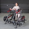 Power Leverage V2 Iso Lateral Biceps Curl / Preacher Curl - Muscle D Fitness