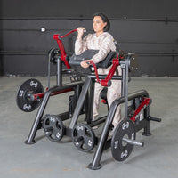 Power Leverage V2 Iso Lateral Biceps Curl / Preacher Curl - Muscle D Fitness