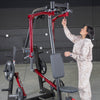 Power Leverage V2 Seated Pec Fly / Rear Delt Combo - Plate Loaded - Weight Storage Included
