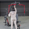 Power Leverage V2 Seated Pec Fly / Rear Delt Combo - Plate Loaded - Weight Storage Included