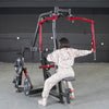 Power Leverage V2 Seated Pec Fly / Rear Delt Combo - Plate Loaded - Weight Storage Included
