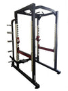 Power Cage - Muscle D Fitness - Commercial Squat Rack - Functional Pull-Up Bar - 10 Weight Storage Pegs - Power Rack