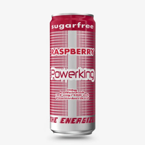 Powerking Zero Sugar Raspberry Energy Drink – Imported from Sweden