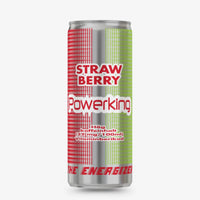 Powerking Strawberry Energy Drink – Imported Strawberry Energy Drink (Sweden)