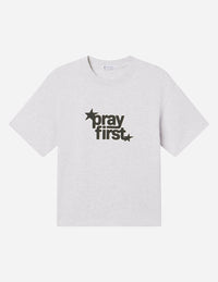 Pray First Heavyweight Tee