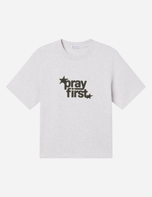 Pray First Heavyweight Tee