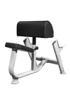 Preacher Curl Bench - Muscle D Fitness - 11 Gauge Steel - Adjustable Seat - Commercial Upholstery