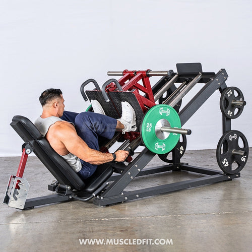 Pro Strength Dual Leg Press - Muscle D Fitness - Plate Loaded - Iso-Lateral - 45-Degree