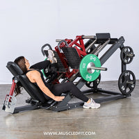 Pro Strength Dual Leg Press - Muscle D Fitness - Plate Loaded - Iso-Lateral - 45-Degree