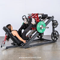 Pro Strength Dual Leg Press - Muscle D Fitness - Plate Loaded - Iso-Lateral - 45-Degree