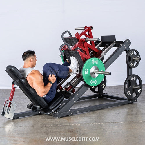 Pro Strength Dual Leg Press - Muscle D Fitness - Plate Loaded - Iso-Lateral - 45-Degree