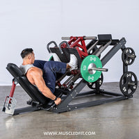 Pro Strength Dual Leg Press - Muscle D Fitness - Plate Loaded - Iso-Lateral - 45-Degree