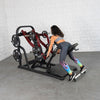 Muscle D Fitness Pro Strength Dynamic Row | Plate-Loaded Back Machine