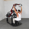 Pro Strength Rotary Lat Pull-Down - Muscle D Fitness - Premium - Adjustable - Plate Loaded - Lat Training