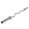 5' Hard Chrome EZ Curl Bar – Ergonomic Arm Training | Muscle D Fitness